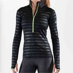 Nike Pro Dry-Fit zip top.